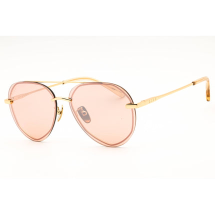 DIFF Eyewear Women's Sunglasses - Gold Metal Full Rim Aviator Frame | SDFLNOX 57250N ,