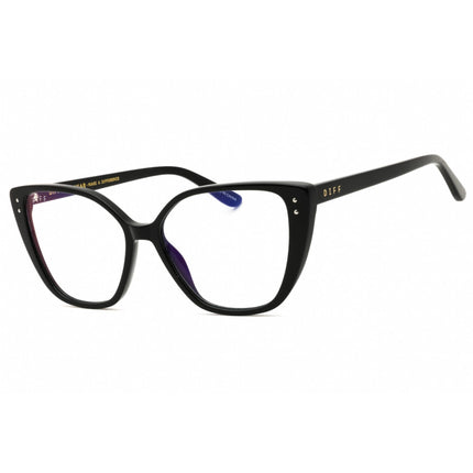 DIFF Eyewear Women's Eyeglasses - Black Full Rim Cat Eye Shape Frame | VDFAMLA 0BLA ,