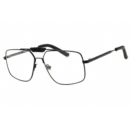 DIFF Eyewear Men's Eyeglasses - Black Metal Full Rim Rectangular Frame | VDFDRTH 0BLA ,