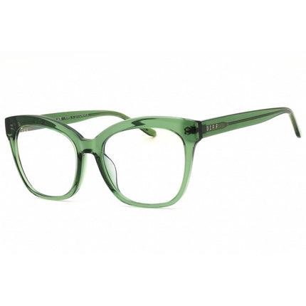 DIFF Eyewear Unisex Eyeglasses - Sage Crystal Full Rim Cat Eye Frame | VDFWNST 0U44 ,