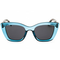 Draper James Women's Sunglasses - Blue Crystal Cat Eye Full Rim Frame | DJ9013 400 ,