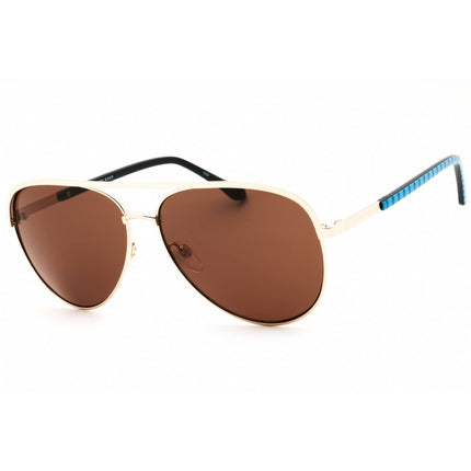 Draper James Women's Sunglasses - Gold Metal Aviator Shape Full Rim Frame | DJ9014 710 ,