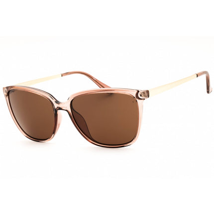 Draper James Women's Sunglasses - Brown Crystal Square Full Rim Frame | DJ9030 210 ,