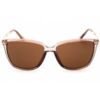 Draper James Women's Sunglasses - Brown Crystal Square Full Rim Frame | DJ9030 210 ,