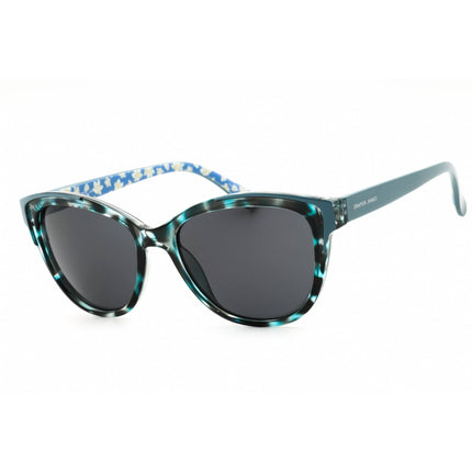 Draper James Women's Sunglasses - Blue Tortoise Cat Eye Full Rim Frame | DJ9032 400 ,