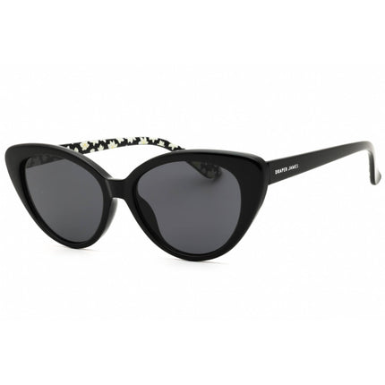 Draper James Women's Sunglasses - Black Injected Propionate Cat Eye Frame | DJ9033 001 ,
