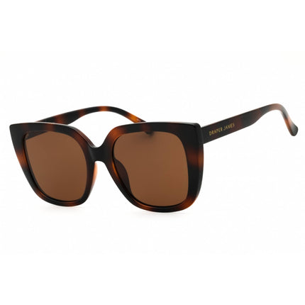 Draper James Women's Sunglasses - Tortoise Injected Propionate Square | DJ9036 215 ,