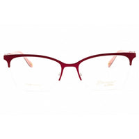 Emozioni Women's Eyeglasses - Matte Plum Pink Metal Cat Eye Frame | EM 4412 02S4 00 ,