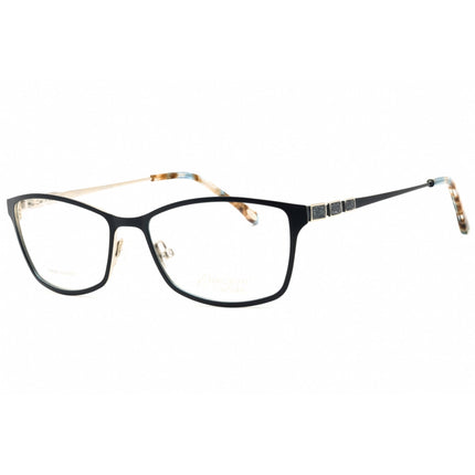 Emozioni Women's Eyeglasses - Blue Gold Metal Cat Eye Full Rim Frame | EM 4416 0KY2 00 ,