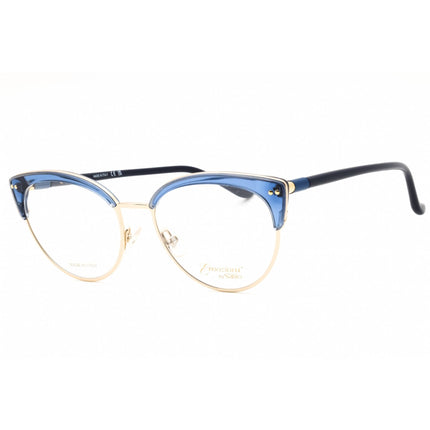 Emozioni Women's Eyeglasses - Blue Metal Cat Eye Full Rim Frame | EM 8509 0PJP 00 ,
