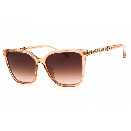 Escada Women's Sunglasses - Transparent Light Brown Rectangular Frame | SESD96 0805 ,