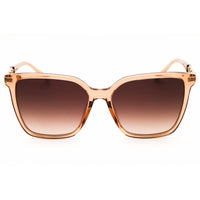 Escada Women's Sunglasses - Transparent Light Brown Rectangular Frame | SESD96 0805 ,