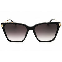 Escada Women's Sunglasses - Shiny Black Full Rim Rectangular Frame | SESE47S 700Y ,
