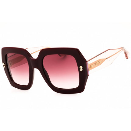 Etro Women's Sunglasses - Burgundy Plastic Square Shape Frame | ETRO 0011/S 0LHF 3X ,