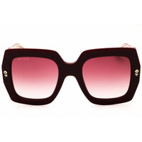 Etro Women's Sunglasses - Burgundy Plastic Square Shape Frame | ETRO 0011/S 0LHF 3X ,