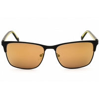 FILA Men's Sunglasses - Matte Black Full Rim Rectangular Shape Frame | SF9486 0BLA ,