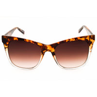 FILA Women's Sunglasses - Havana Acetate Full Rim Cat Eye Shape Frame | SFI184 0HAV ,