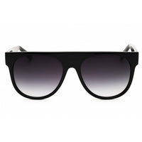 FILA Unisex Sunglasses - Black Acetate Full Rim Round Frame Grey Lens | SFI279 0Z42 ,