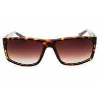 FILA Unisex Sunglasses - Shiny Dark Havana Full Rim Rectangular Frame | SFI280 0978 ,