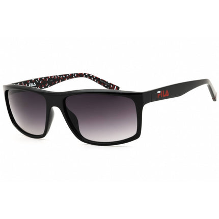 FILA Men's Sunglasses - Black Acetate Full Rim Rectangular Shape Frame | SFI280 0Z42 ,