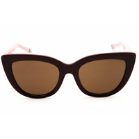 FILA Women's Sunglasses - Burgundy Acetate Full Rim Cat Eye Frame | SFI282 5507FQ ,