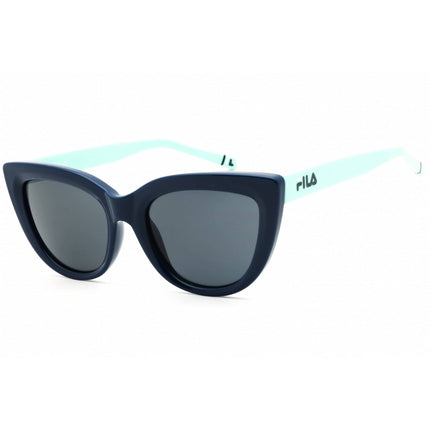 FILA Women's Sunglasses - Navy Acetate Full Rim Cat Eye Shape Frame | SFI282 07NS ,