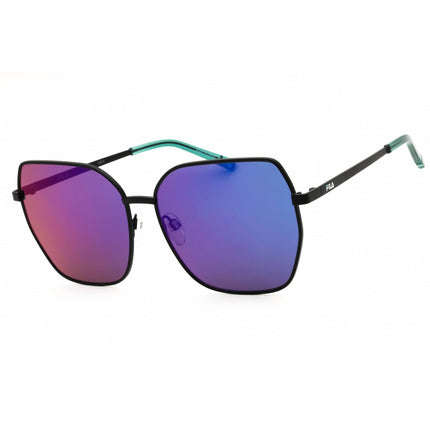 FILA Women's Sunglasses - Black Metal Full Rim Rectangular Shape Frame | SFI393 530X ,