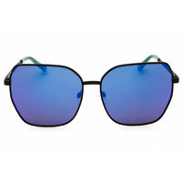 FILA Women's Sunglasses - Black Metal Full Rim Rectangular Shape Frame | SFI393 530X ,