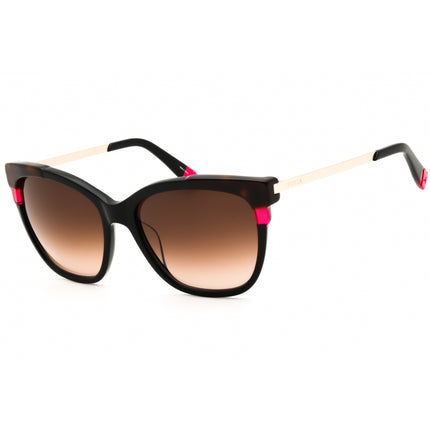 Furla Women's Sunglasses - Black Acetate Full Rim Cat Eye Shape Frame | SFU148 0700 ,