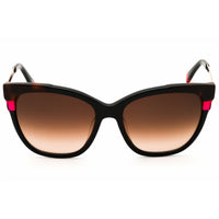 Furla Women's Sunglasses - Black Acetate Full Rim Cat Eye Shape Frame | SFU148 0700 ,