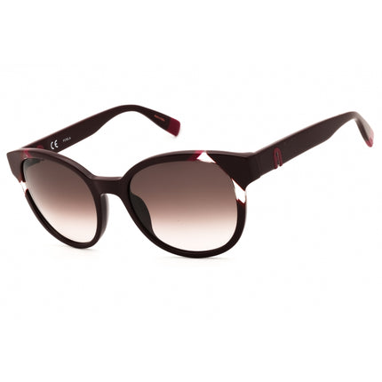 Furla Women's Sunglasses - Burgundy Acetate Full Rim Cat Eye Shape Frame | SFU471 09HB ,
