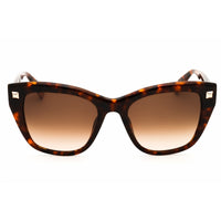 Furla Women's Sunglasses - Brown Acetate Full Rim Cat Eye Shape Frame | SFU534 09TB ,
