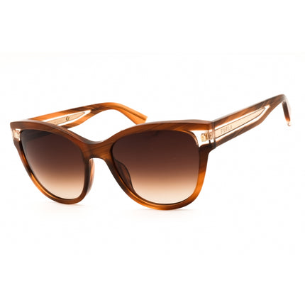 Furla Women's Sunglasses - Brown Acetate Full Rim Cat Eye Shape Frame | SFU593V 09N3 ,
