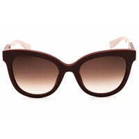 Furla Women's Sunglasses - Red Acetate Full Rim Cat Eye Shape Frame | SFU595 03G6 ,