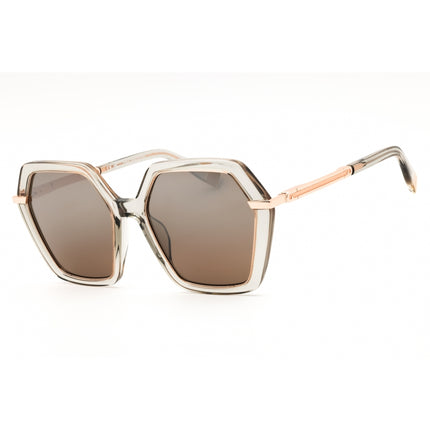 Furla Women's Sunglasses - Grey Acetate Full Rim Oversized Shape Frame | SFU691 3GUG ,