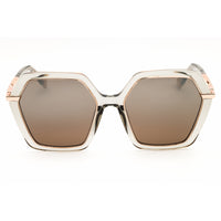 Furla Women's Sunglasses - Grey Acetate Full Rim Oversized Shape Frame | SFU691 3GUG ,