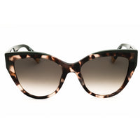 Furla Women's Sunglasses - Pink/Brown Havana Full Rim Cat Eye Frame | SFU694 0AGK ,