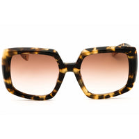 Furla Women's Sunglasses - Light Yellow Havana Acetate Full Rim Frame | SFU709 0801 ,