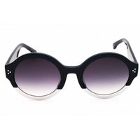 GAP Women's Sunglasses - Round Shape Navy/White Acetate Full Rim Frame | SGP009 0NAW ,