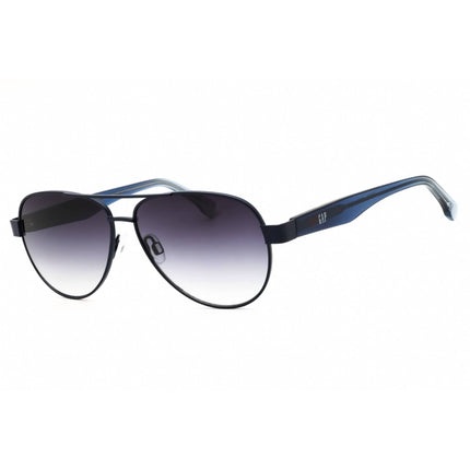 GAP Unisex Sunglasses - Aviator Shape Navy Metal Full Rim Frame | SGP201 0NAV ,