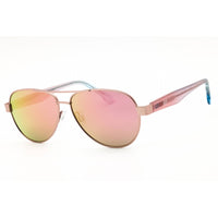 GAP Unisex Sunglasses - Aviator Shape Rose Gold Metal Full Rim Frame | SGP201 0ROG ,