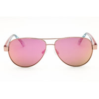 GAP Unisex Sunglasses - Aviator Shape Rose Gold Metal Full Rim Frame | SGP201 0ROG ,