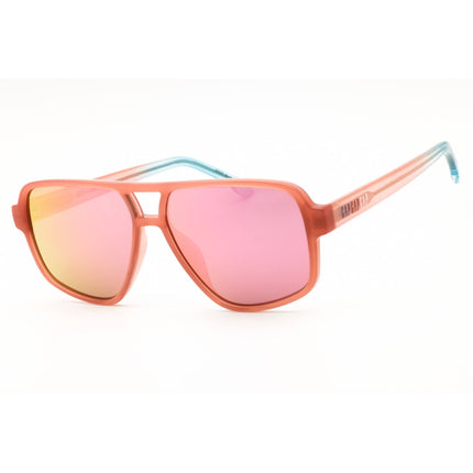 GAP Unisex Sunglasses - Rectangular Shape Pink Acetate Full Rim Frame | SGP202 0BLU ,