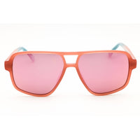 GAP Unisex Sunglasses - Rectangular Shape Pink Acetate Full Rim Frame | SGP202 0BLU ,