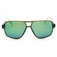 GAP Unisex Sunglasses - Rectangular Shape Green Acetate Full Rim Frame | SGP202 0GRN ,