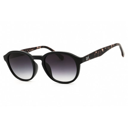 GAP Unisex Sunglasses - Round Shape Black Acetate Full Rim Frame | SGP203 0BLA ,