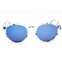 GAP Unisex Sunglasses - Round Shape Blue Acetate Full Rim Frame | SGP203 0BLE ,