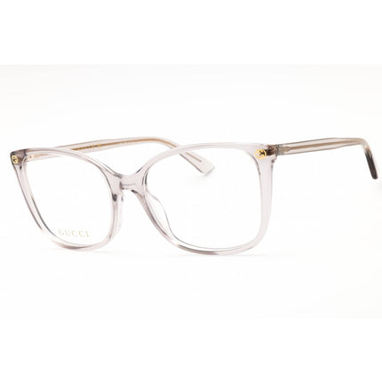 Gucci Women's Eyeglasses - Grey Acetate Cat Eye Shape Full Rim Frame | GG0026O 018 ,