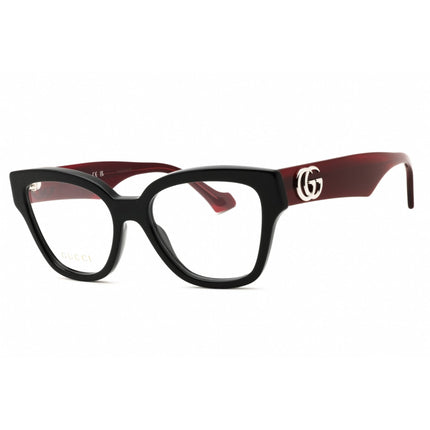 Gucci Women's Eyeglasses - Black Acetate Cat Eye Shape Full Rim Frame | GG1424O 013 ,