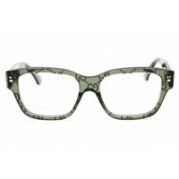 Gucci Men's Eyeglasses - Green Acetate Cat Eye Shape Full Rim Frame | GG1428O 012 ,